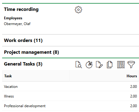 time-recording